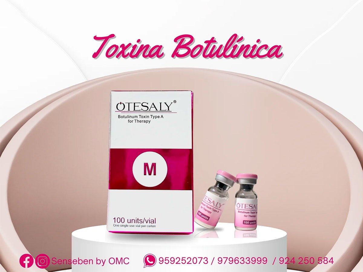 Aplicación de toxina botulínica tipo A en tratamiento estético facial para reducción de arrugas