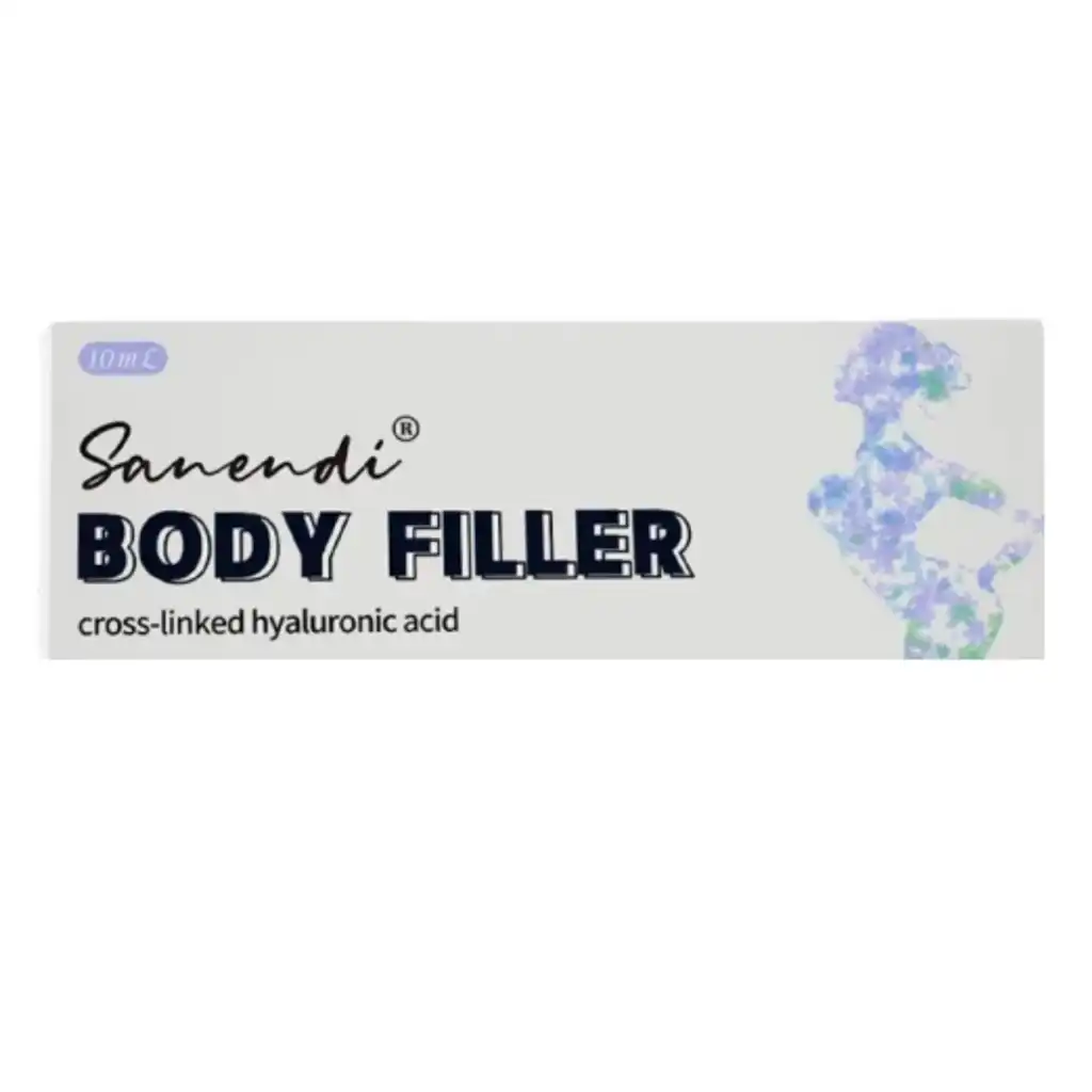 SANENDI BODY FILLER Relleno Corporal con Ácido Hialurónico (AH), Volumen y Contorno no Invasivo, Reafirmación y Modelado Corporal Profesional