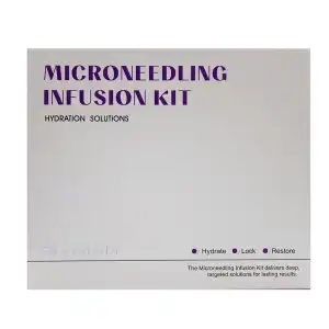 SANENDI MICRONEEDLING HYDRATION SOLUTIONS Kit, Ácido Hialurónico + Ceramidas + Glicerina, Hidratación Profunda y Reparación de Barrera Cutánea Profesional